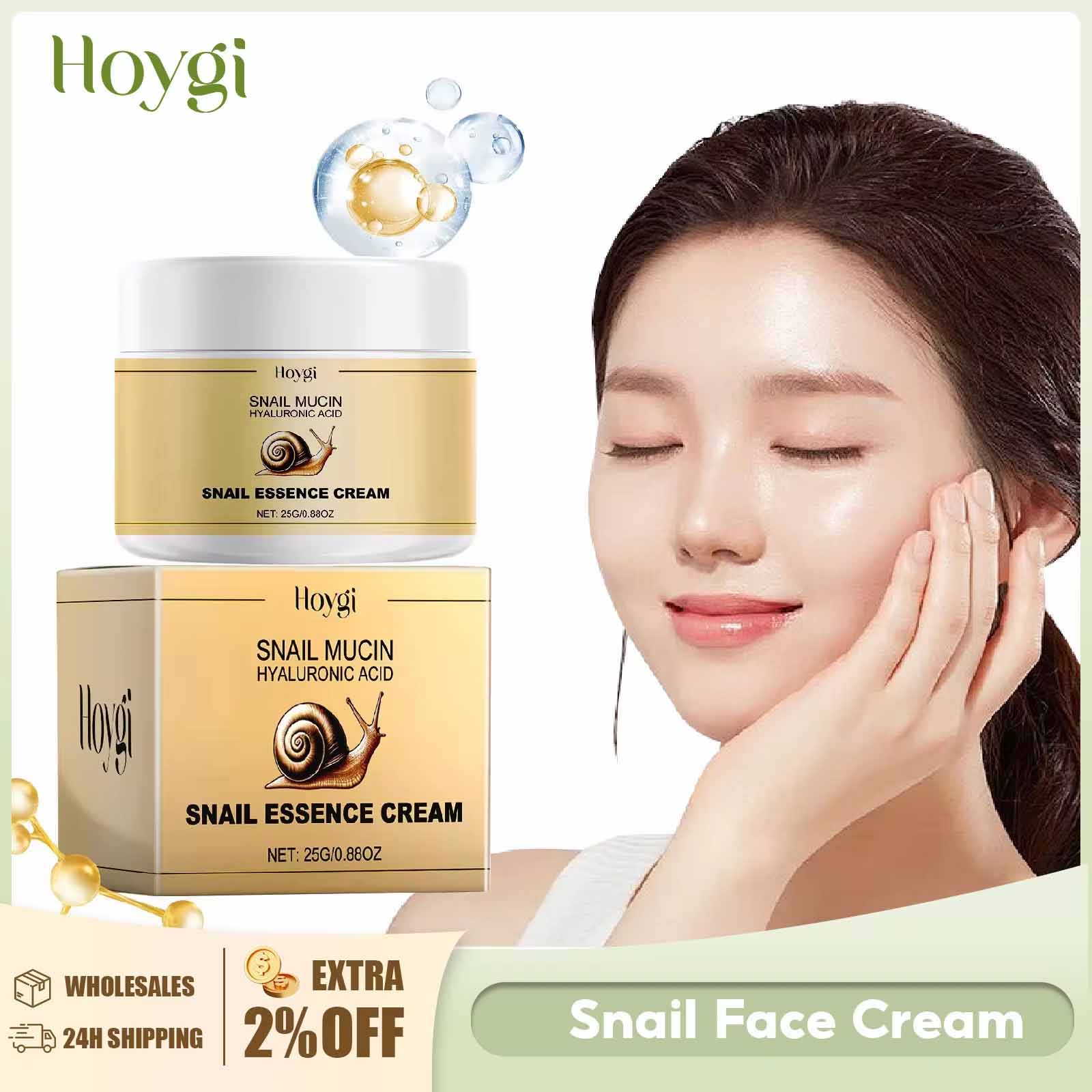 Snail Cream Gel - Snail Face Cream Wrinkle Removal Fade