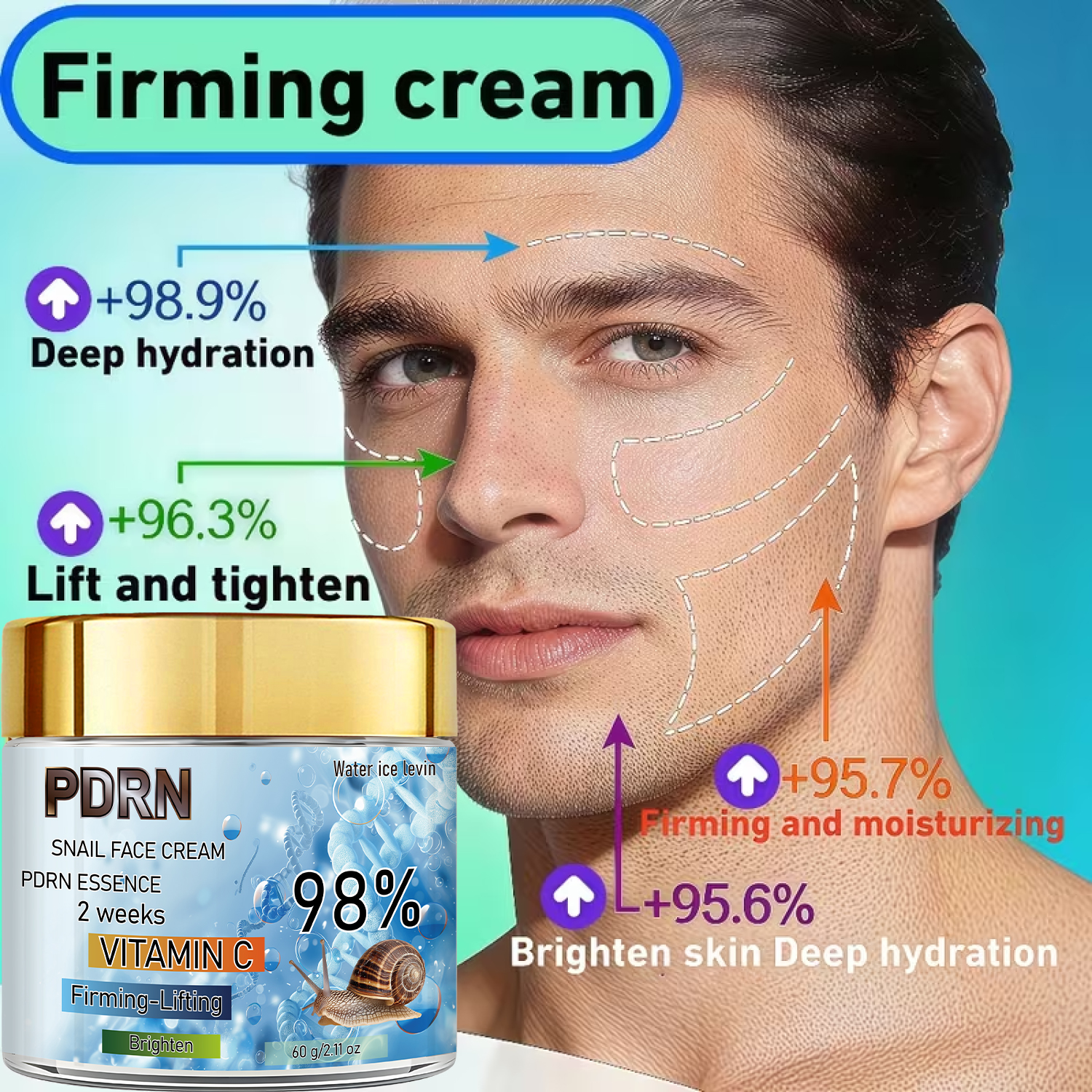 Skincare Vitamin C - Cream with Retinol, Hyaluronic Acid, Vitamin