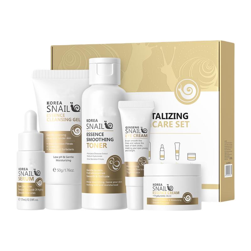 5pcs Snail Collagen Skin Care  - Snail Cream Gel ulasan dan harga