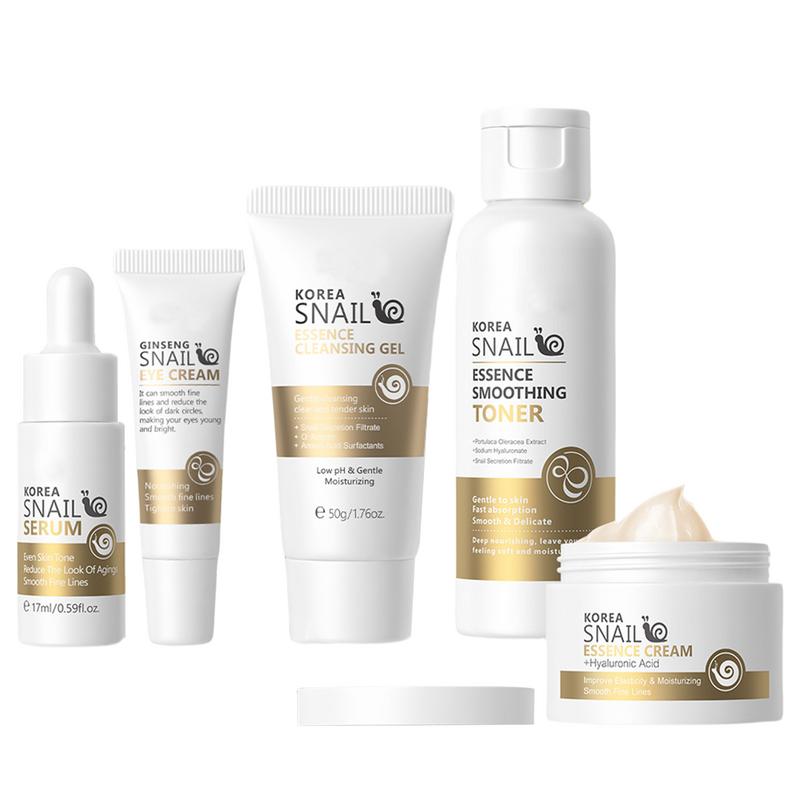 5pcs Snail Collagen Skin Care  - Snail Cream Gel ulasan dan harga