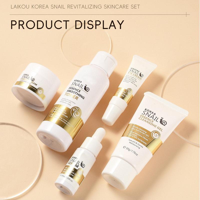 5pcs Snail Collagen Skin Care  - Snail Cream Gel ulasan dan harga