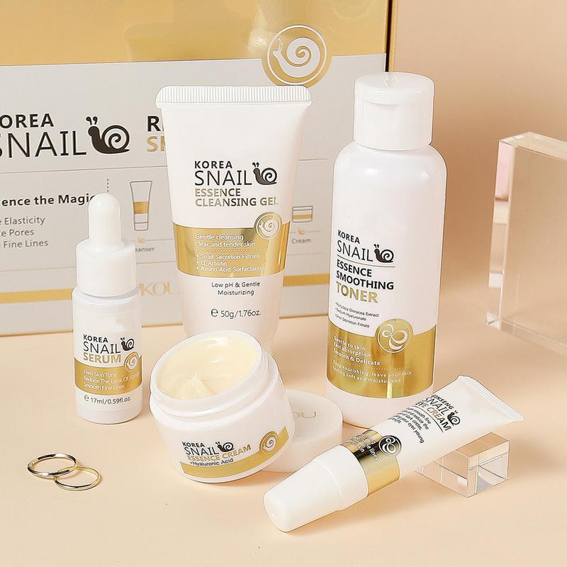 5pcs Snail Collagen Skin Care  - Snail Cream Gel ulasan dan harga