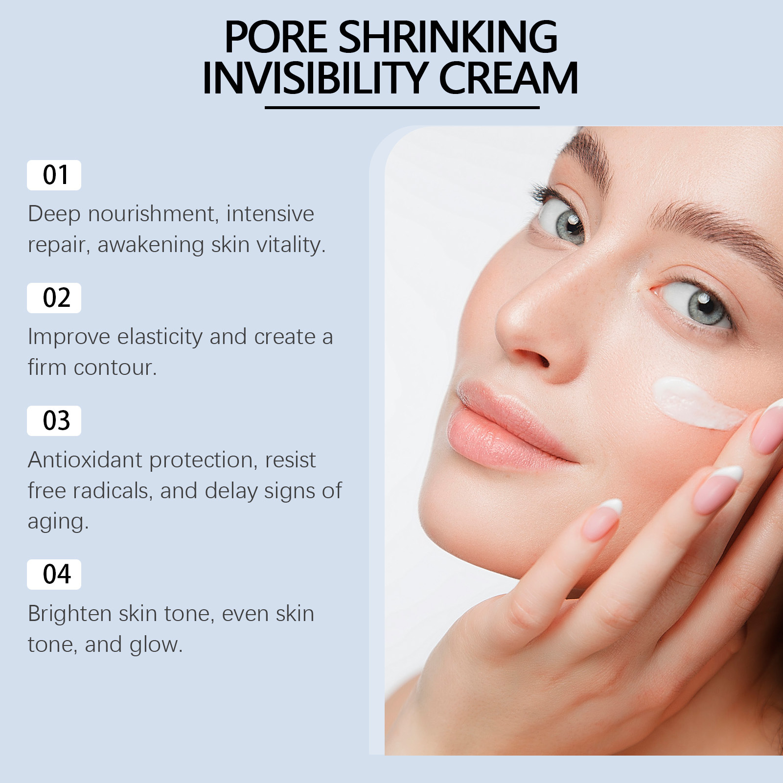 Pore Shrinking Face Cream Larg - Snail Cream Gel ulasan dan harga