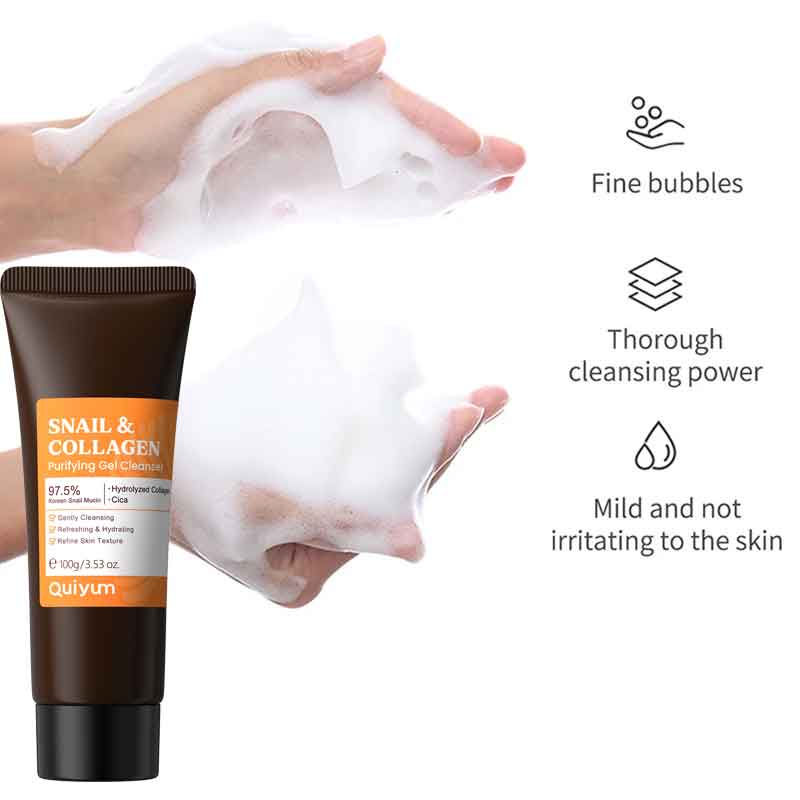 Snail Collagen Face Wash Gentl - Snail Cream Gel ulasan dan harga