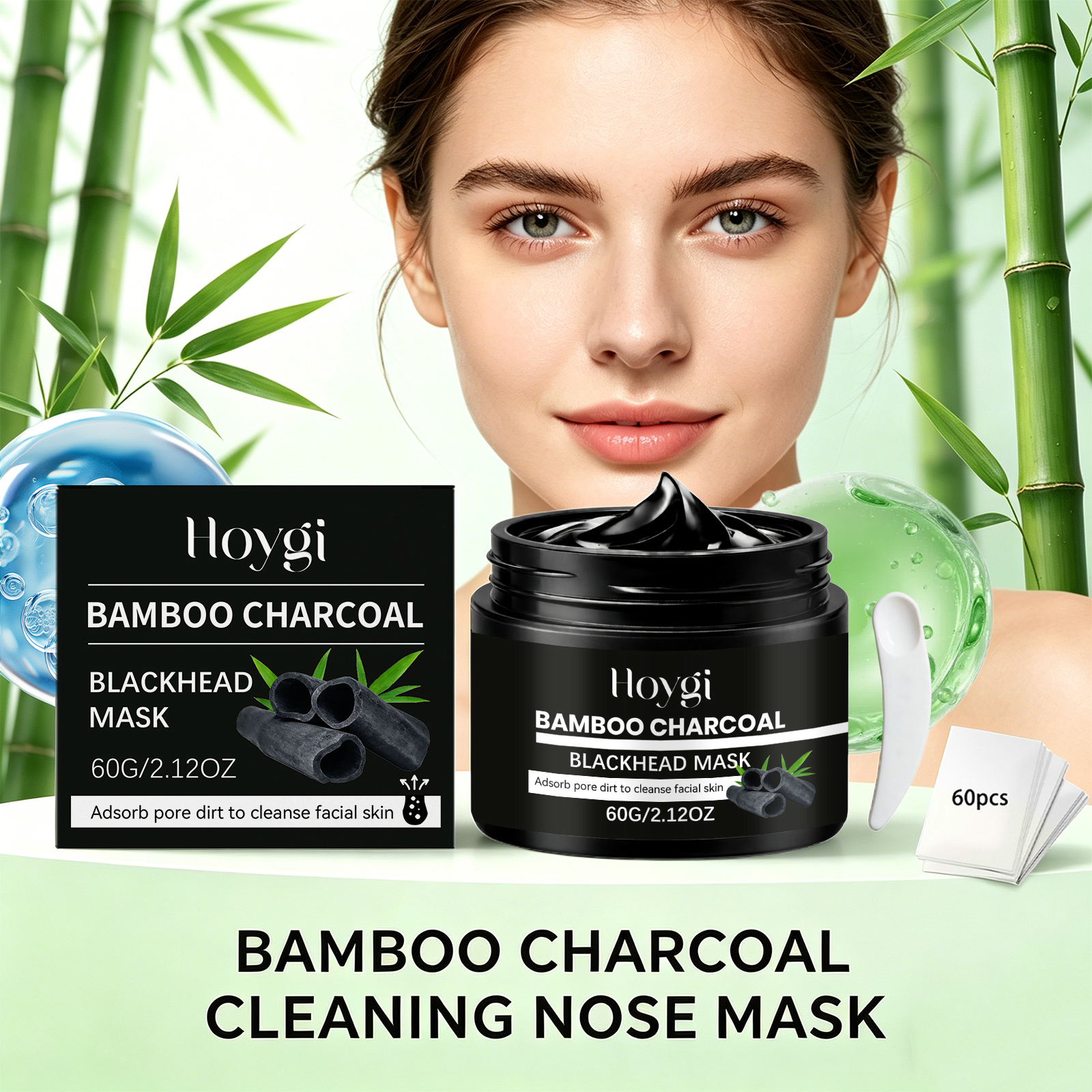 Bamboo Charcoal Blackhead Remo - Skincare China ulasan dan harga