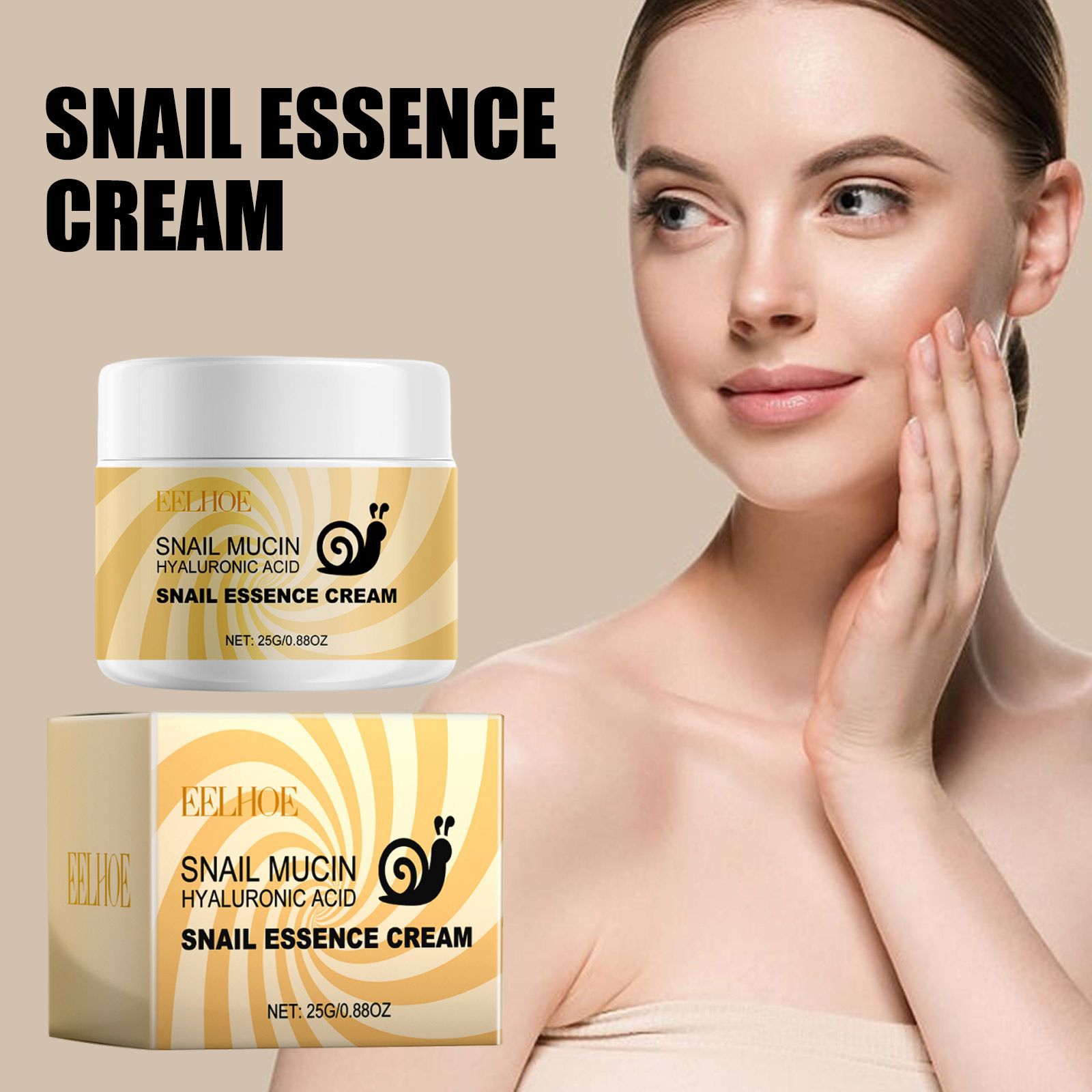 EELHOE Snail Mucin Cream Enhan - Snail Cream Gel ulasan dan harga