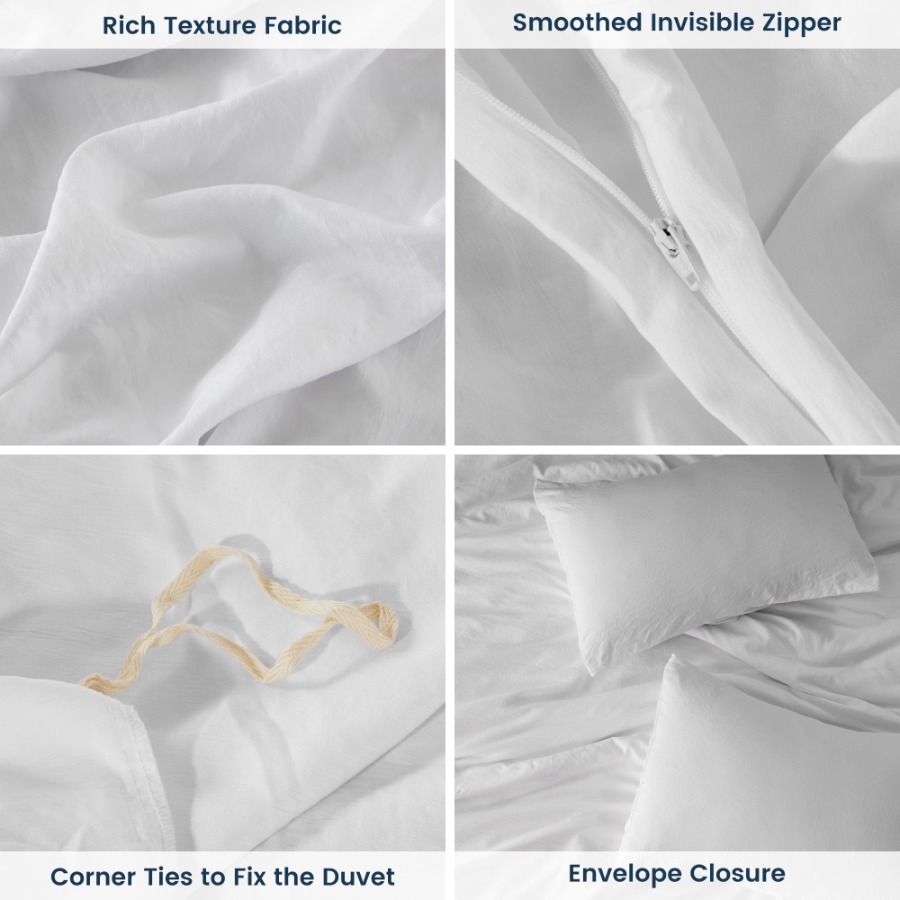 Duvet Cover Queen Size Stone W - Skincare Queen ulasan dan harga