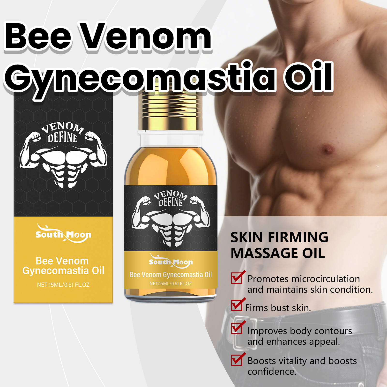 Bee Venom Gynecomastia Oil For - Skincare China ulasan dan harga