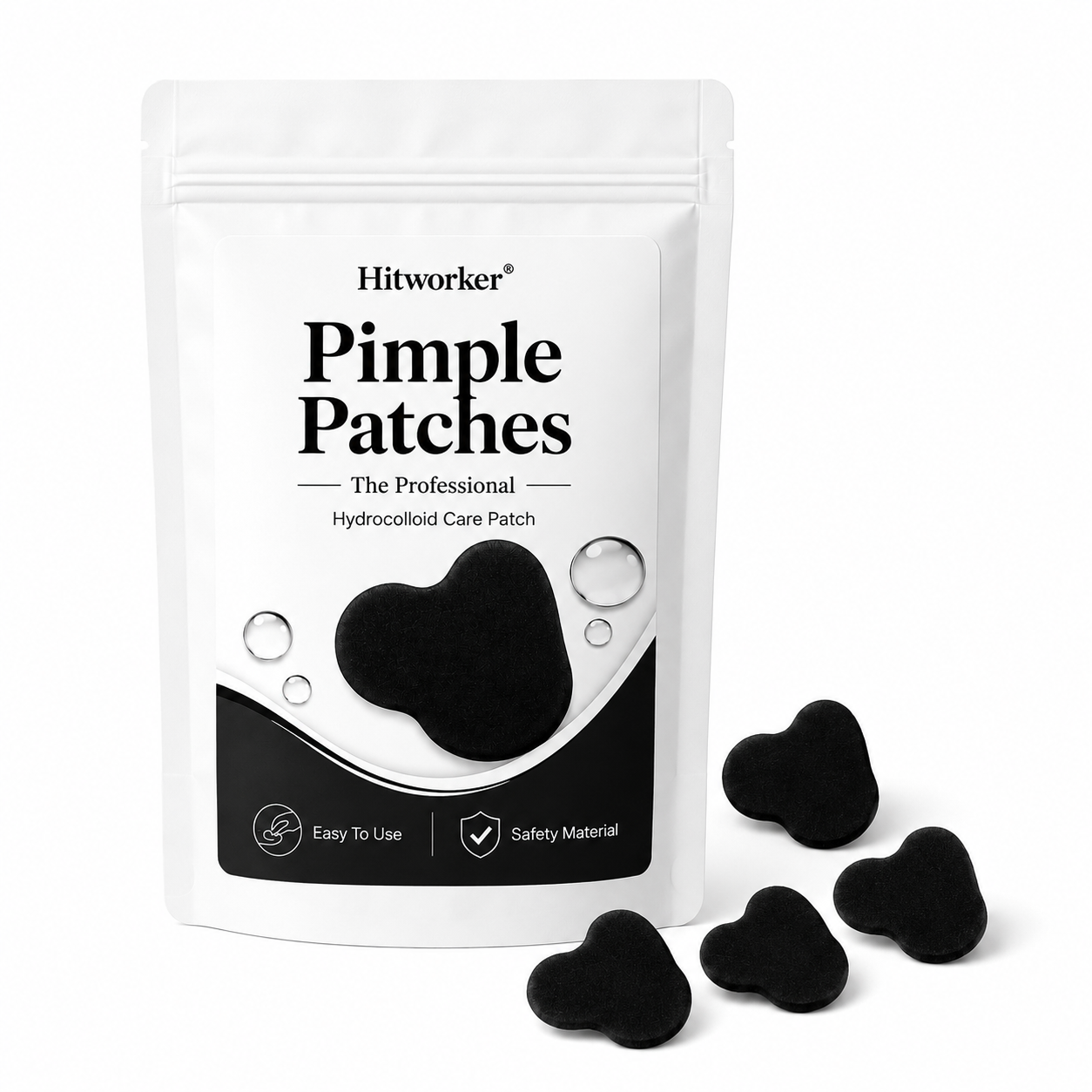 Black Hydrocolloid Pimple Patc - Skincare China ulasan dan harga