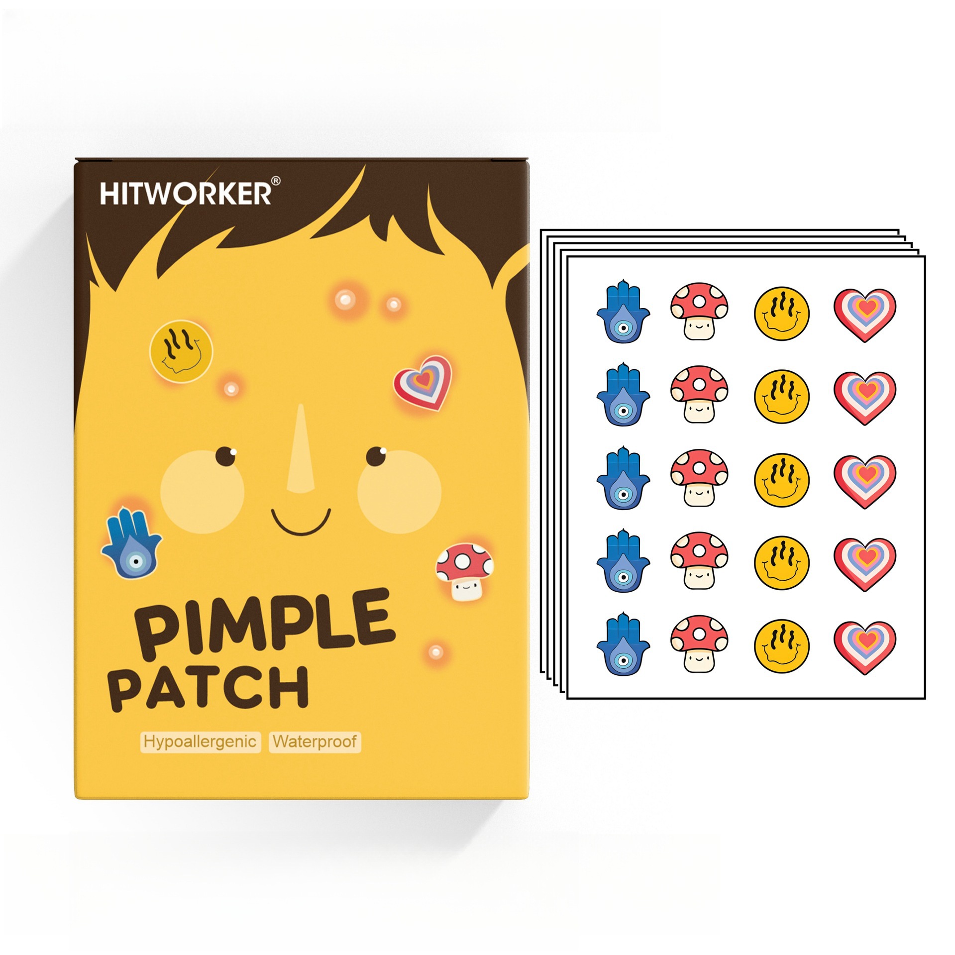 100Pcs Cute 4 Shapes Acne Pimp - Skincare China ulasan dan harga