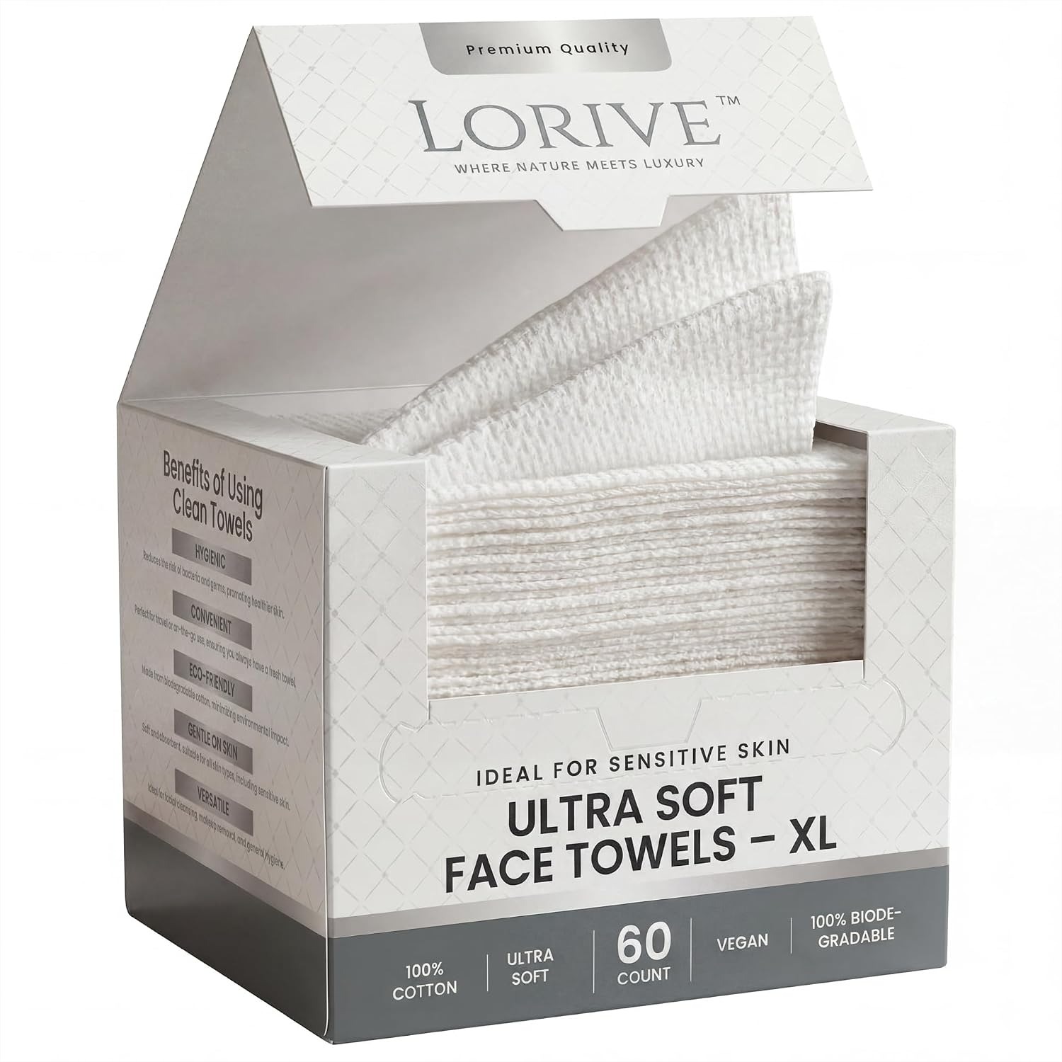 Disposable Face Towels XL 10x1 - Xl Skincare ulasan dan harga