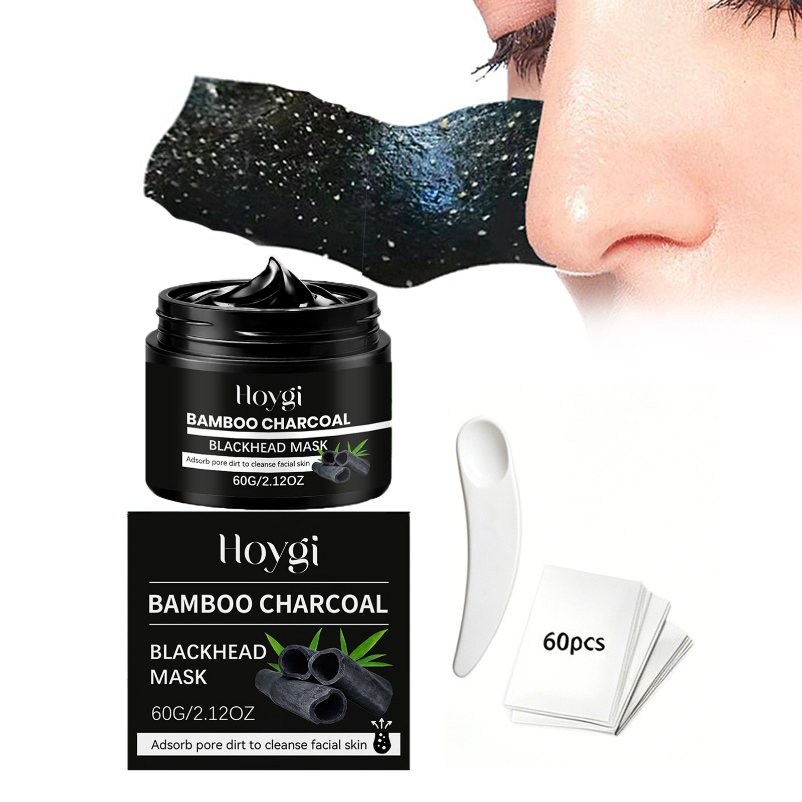 Bamboo Charcoal Blackhead Mask - Skincare China ulasan dan harga
