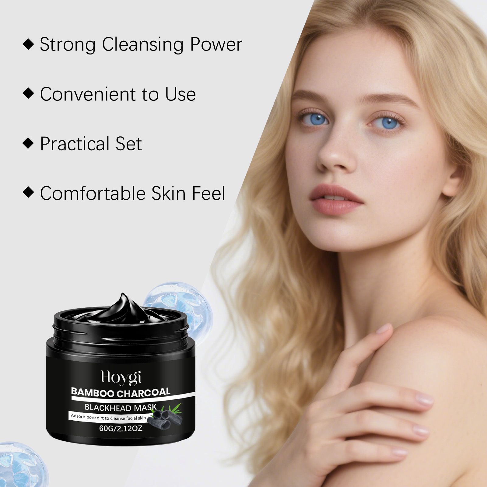 Bamboo Charcoal Blackhead Mask - Skincare China ulasan dan harga
