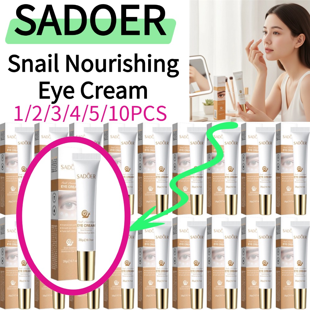 SADOER 1/3/5/10PCS Deep Nouris - Snail Cream Gel ulasan dan harga