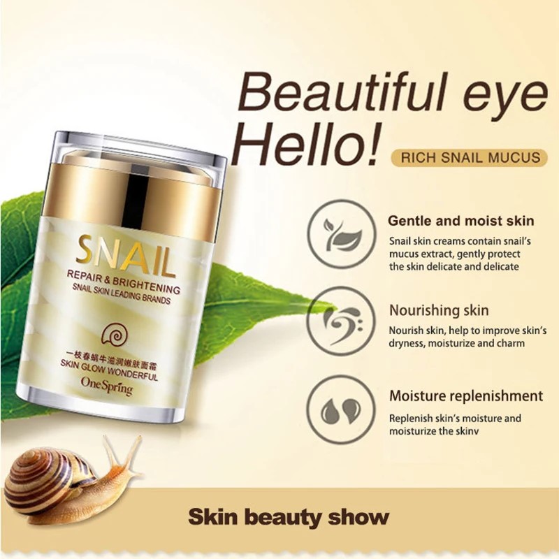 Anti-aging whitening snail cre - Snail Cream Gel ulasan dan harga