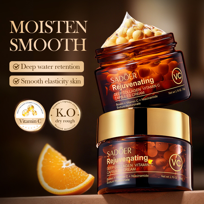 Vitamin C Capsule Cream Collag - Skincare Vitamin C ulasan dan harga