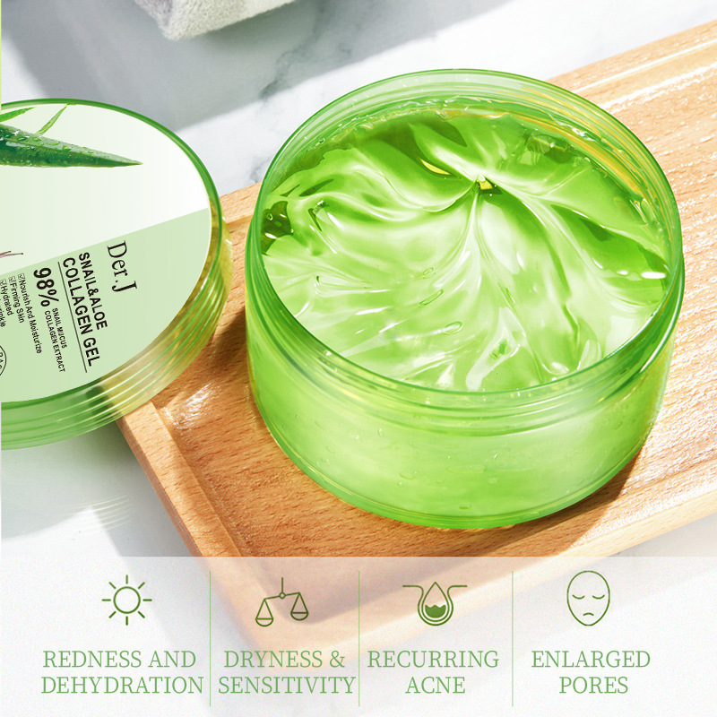 300g Snail Aloe Collagen Gel H - Snail Cream Gel ulasan dan harga