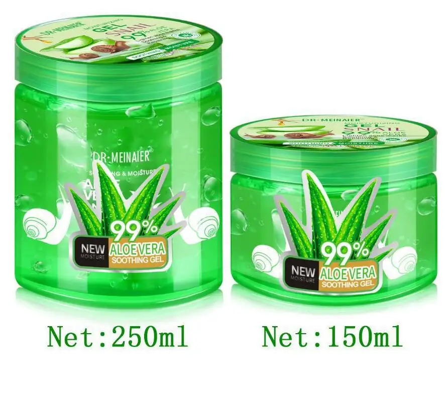 150ml 250ml Aloe Vera Gel Natu - Snail Cream Gel ulasan dan harga