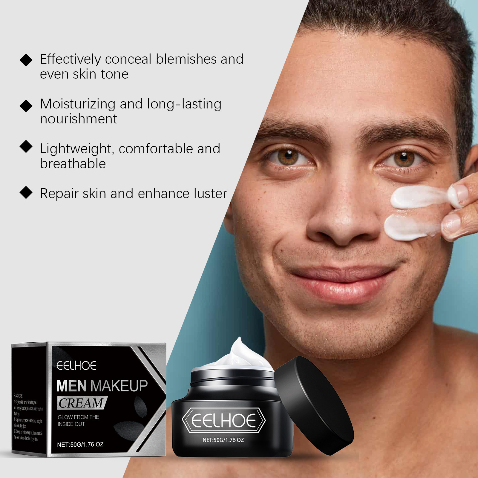 EELHOE BB Cream for Men Cosmet - Skincare China ulasan dan harga