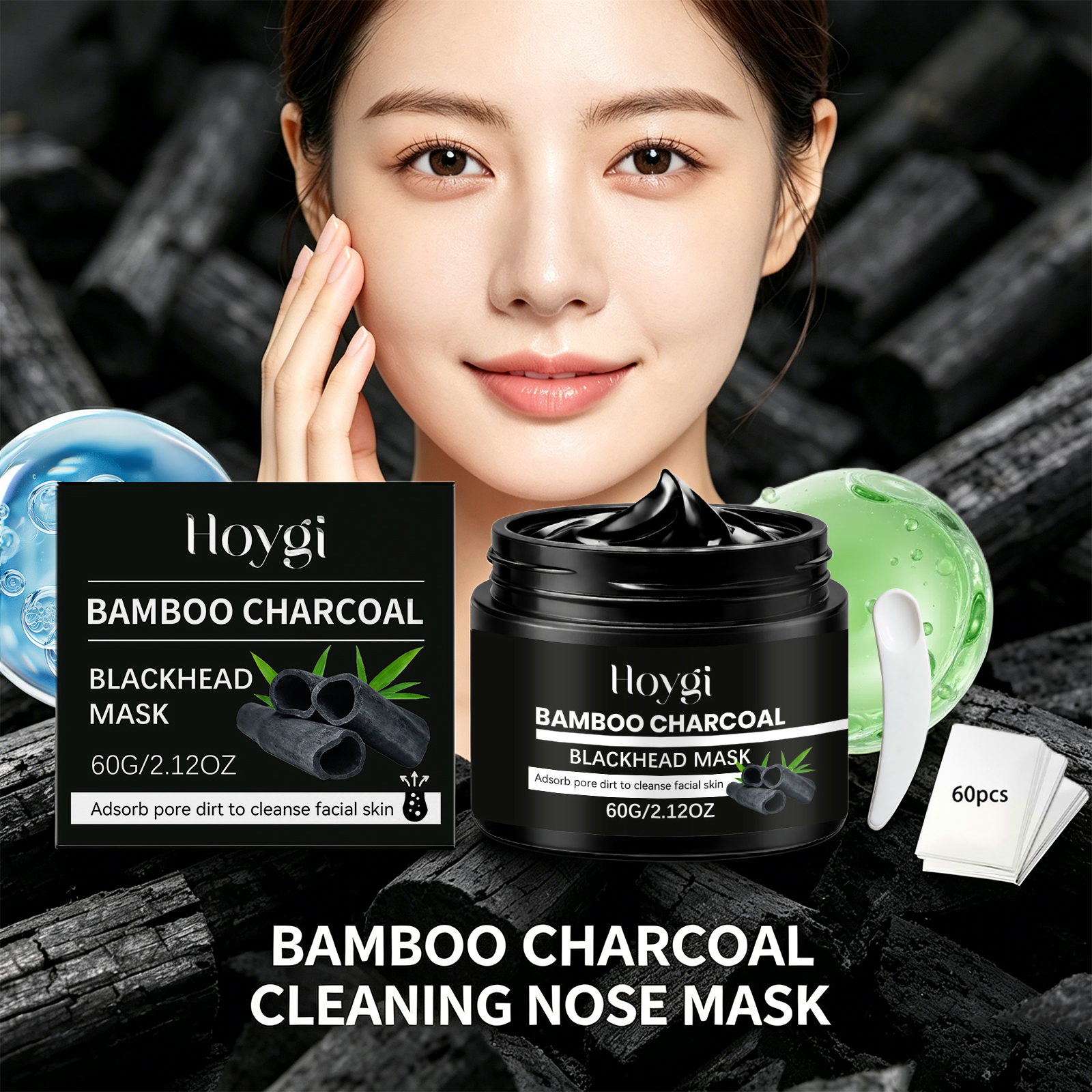 Bamboo Charcoal Blackhead Remo - Skincare China ulasan dan harga