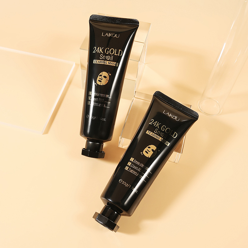 LAIKOU 24K Gold Sakura Peeling - Snail Cream Gel ulasan dan harga