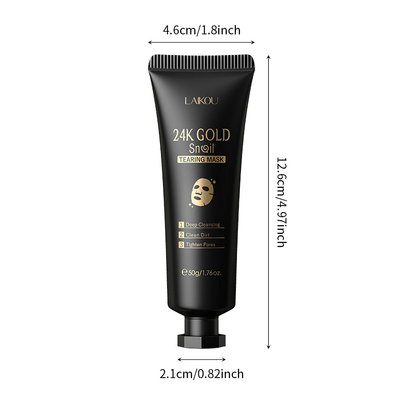 LAIKOU 24K Gold Sakura Peeling - Snail Cream Gel ulasan dan harga