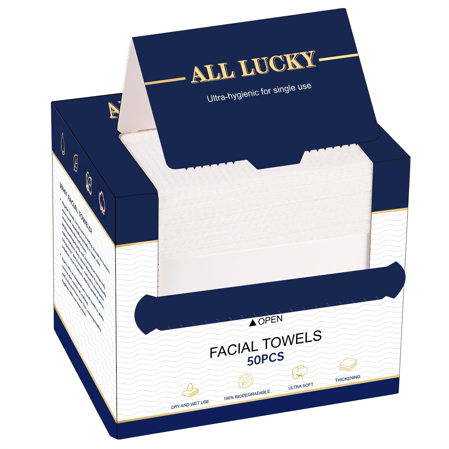Disposable Face Towels for Mak - Xl Skincare ulasan dan harga