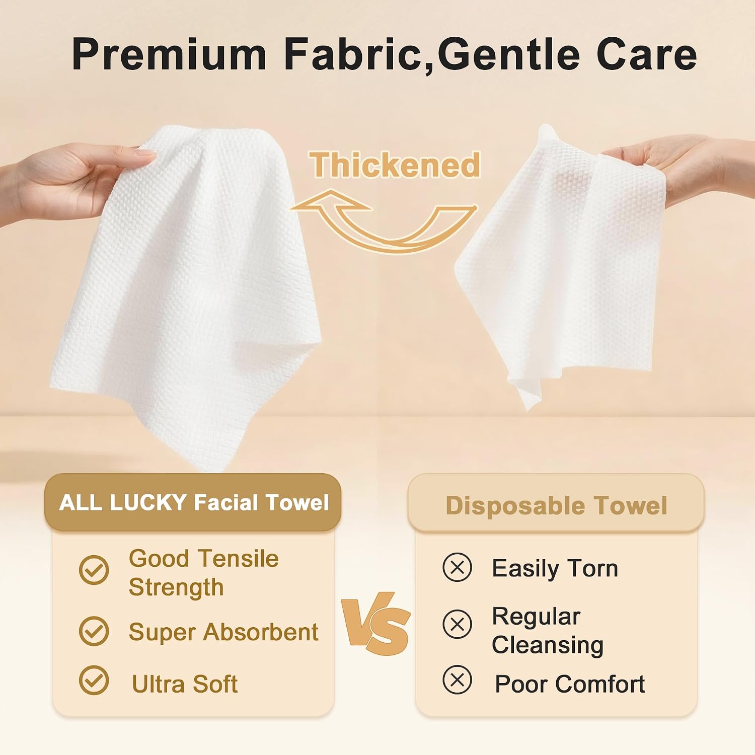 Disposable Face Towels for Mak - Xl Skincare ulasan dan harga